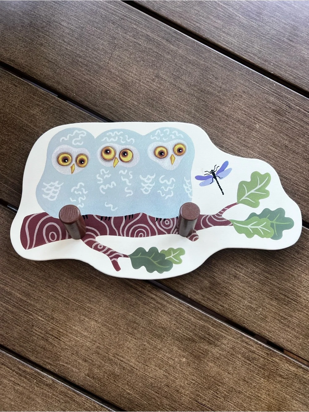 IKEA Vandring Owl Wall Hanger Woodland Kids Room Nursery Decor